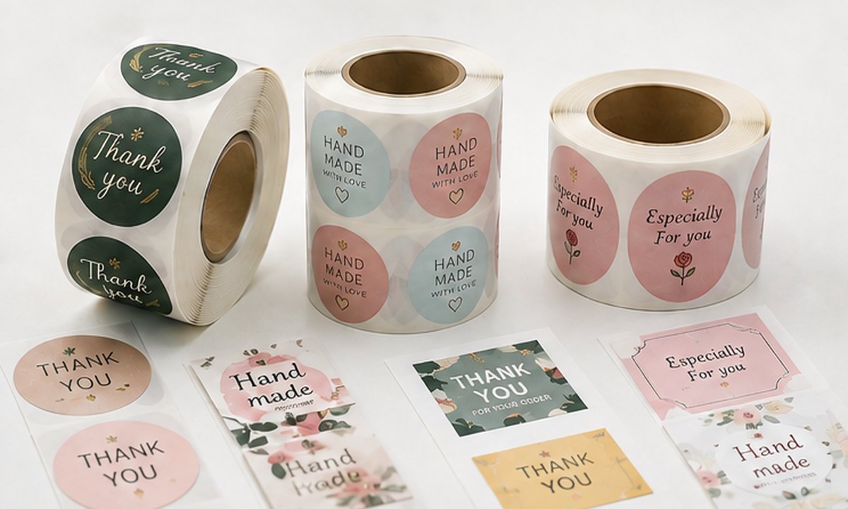 Custom printed labels and stickers